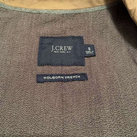 J CREW TRENCH COAT. SIZE SMALL - Picture 5 of 5